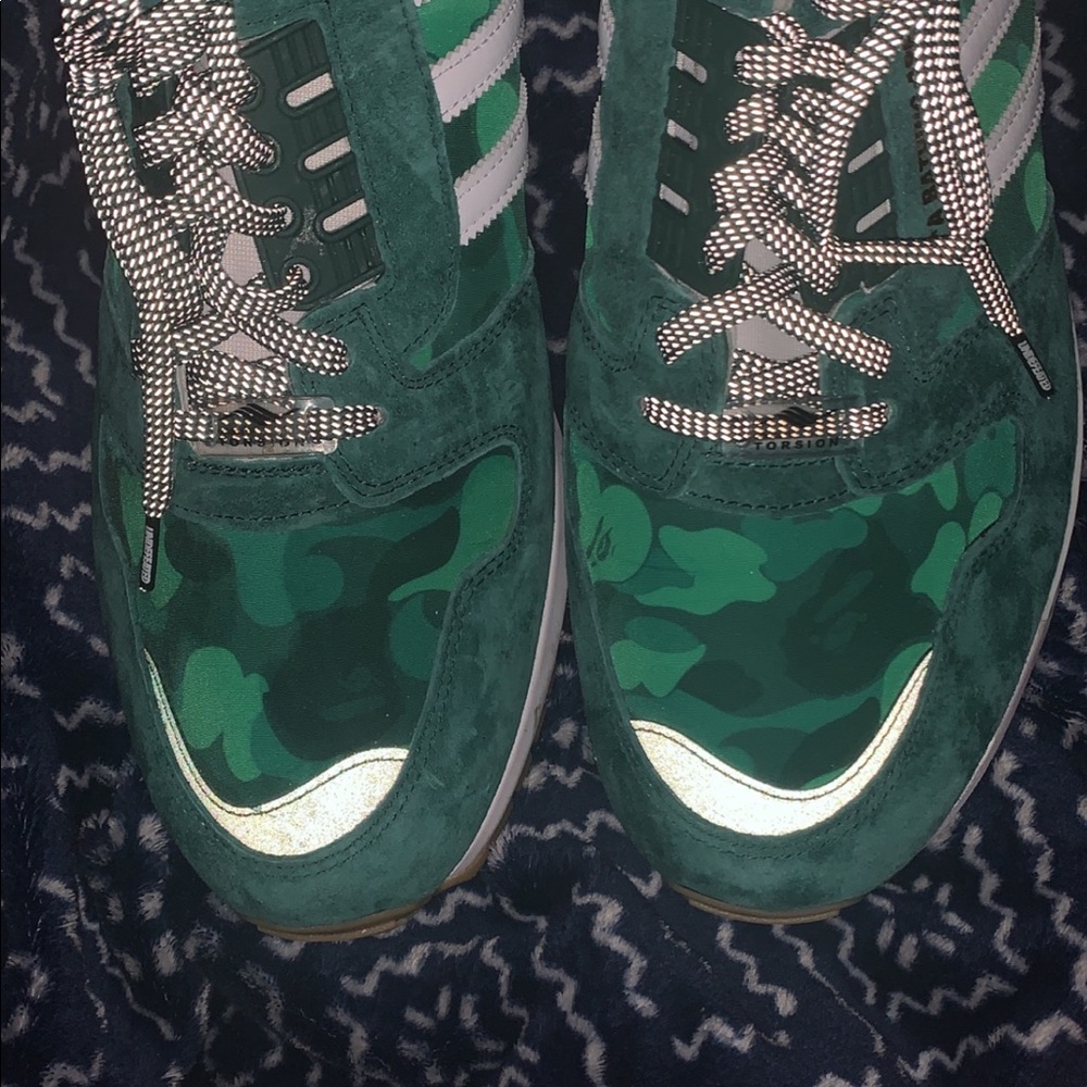 Adidas x bape x undefeated size 14